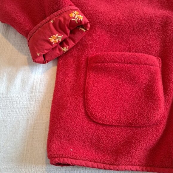 Gymboree girls medium (no size tag) Vintage Autumn Berries reversible jacket - Picture 5 of 8